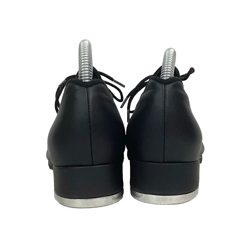 Bloch Mega Women's 7(M) Tap Dance Shoes Black Leather Lace-Up